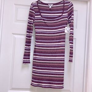 Arizona Striped Bodycon Dress   Size S